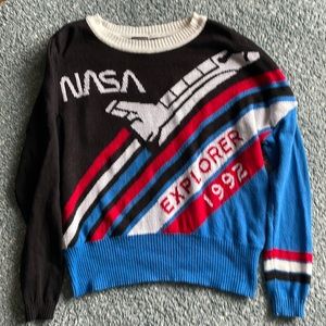 Retro graphic NASA sweater
